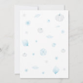 ボホダスティブルーパンプキンベビーシャワー 招待状 (裏面)