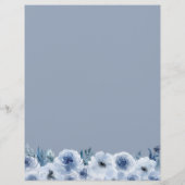 ボホダスティブルーフローラブライダルシャワービンゴゲーム チラシ (裏面)