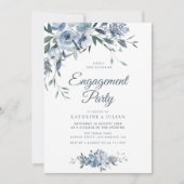 ボホダスティブルーフローラ婚約パーティ 招待状 (正面)