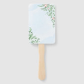 ボホダスティブルーユーカリブライダルシャワー ハンドファン (裏面)