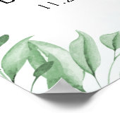 ボホダスティブルーユーカリプタスバプテスウェルカム ポスター (角)