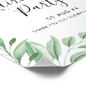 ボホダスティブルーユーカリプタスリタイアメントウェルカム ポスター (角)