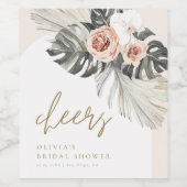 ボホダスティーフローラアーチ ワインラベル (シングルラベル)