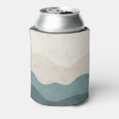 ボホダスティーブルーレトロタイポグラフィ結婚式の引き出物 缶クーラー (缶裏面)