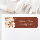 ボホダークテラコッタフローラ差出人住所ラベル ラベル (インサイチュ)