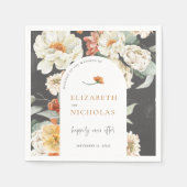 ボホダークフローラ緑化植物学結婚院 スタンダードカクテルナプキン (正面)