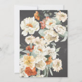 ボホダークフローラ |の結婚テーブルサンキューカード (裏面)