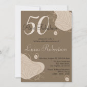 ボホダークリーフモダンオールエイジズ誕生日 招待状 (正面)