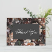 ボホダーク牡丹モダンの結婚花 サンキューカード (スタンド正面)