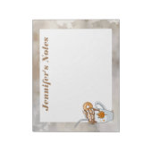 ボホダーク秋テーマ温かいコーヒーカスタム注 ノートパッド (回転)