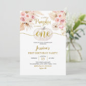 ボホチカボチャが1つの誕生日 招待状 (スタンド正面)