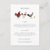 ボホチキンファーム結婚ズ詳細 エンクロージャーカード (正面)