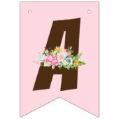 ボホチック，茶パーティー，かわいい，茶ポット バンティングフラッグ (第3の旗)