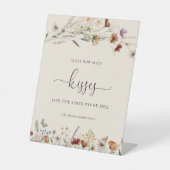 ボホチニーワイルドフラワーゲストどのように多くのキスサイン 台座サイン (正面)