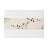 ボホチニー結婚ワイルドフラワーズベリーバンド 招待状ベリーバンド (裏面例)