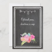 ボホチャルクボード招待状 招待状 (裏面)