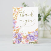 ボホチョウ素朴ブライダルシャワーありがとう サンキューカード (スタンド正面)