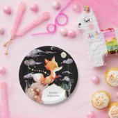 ボホチルドレンキツネ誕生日 ペーパープレート (パーティー)