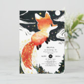 ボホチルドレンキツネ誕生日 招待状 (スタンド正面)