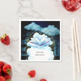 ボホチルドレンズパステルストーリーブック誕生日 スタンダードカクテルナプキン