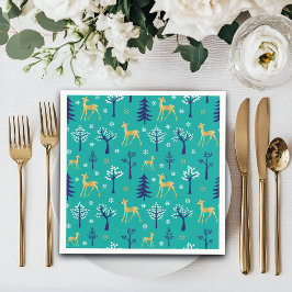 ボホツリーズ金ゴールドデアモダンー スタンダードカクテルナプキン