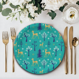 ボホツリーズ金ゴールドデアモダンー ペーパープレート