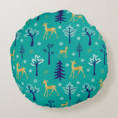 ボホツリーズ金ゴールドデアモダンー ラウンドクッション (裏面)