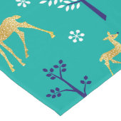 ボホツリーズ金ゴールドデアモダンー ロングテーブルランナー (コーナー)