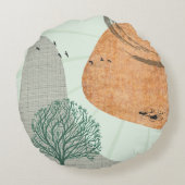 ボホツリー装飾用クッション ラウンドクッション (裏面)