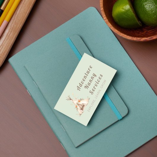 ボホティピアドベンチャーナニーベビーシッター託児 名刺