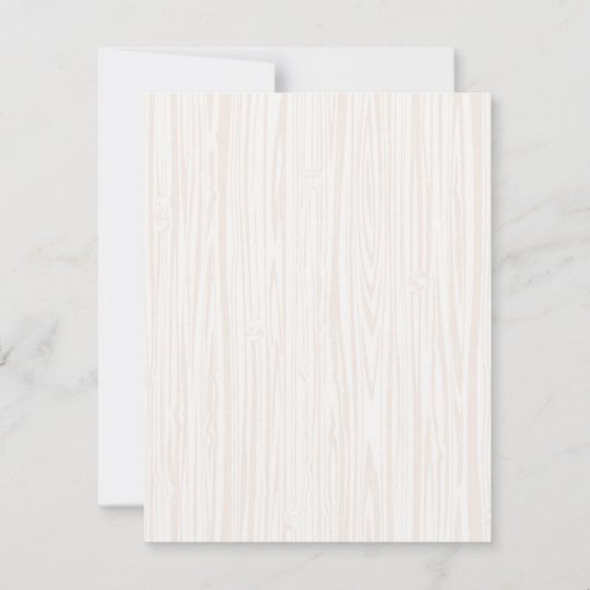 ボホティーペベビーシャワー招待状 招待状 (裏面)