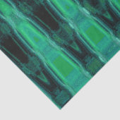 ボホティール(緑がかった色)抽象芸術デコページ 薄葉紙 (詳細)