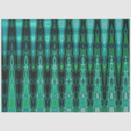 ボホティール（緑がかった色）抽象芸術デコページ 薄葉紙