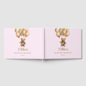 ボホテディベアバリー最初の誕生日パーティー ゲストブック (全面)