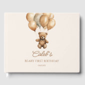 ボホテディベアバリー最初の誕生日パーティー ゲストブック (正面)