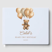 ボホテディベアバリー最初の誕生日パーティー ゲストブック (正面)