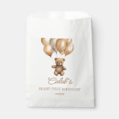 ボホテディベアバリー最初の誕生日パーティー フェイバーバッグ (正面)