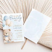 ボホテディベアバルーンボーイバーリーウェイト招待状 招待状