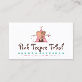 ボホテペトライバル先住民ハート&アローブティック 名刺 (正面)