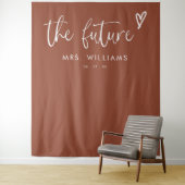 ボホテモダンラコッタブライダルシャワー背景 タペストリー (インサイチュ)