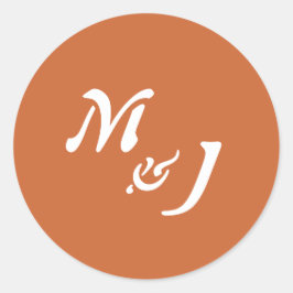 ボホテモダンラコッタミニマル封筒用シール ラウンドシール