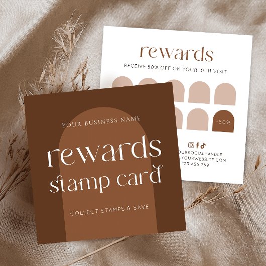 ボホテモダンラコッタ美しいヘアサロン ロイヤリティカード