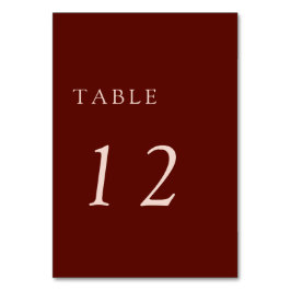 ボホテラコッシンプルトミニマル結婚スの銅 テーブルナンバー