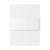 ボホテラコッタはオレンジ色のパンパスグリーンを燃やした 招待状ベリーバンド (裏面例)