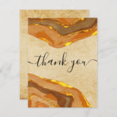 ボホテラコッタアーストーンサンキュー 招待状 (正面/裏面)