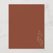 ボホテラコッタインディブラウンボタニック私たちは予算を行う チラシ (裏面)