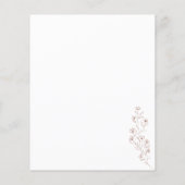 ボホテラコッタインディ素朴ボタニック私たちは予算を行う チラシ (裏面)