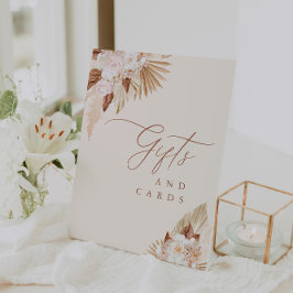 ボホテラコッタウェディングギフト&カード 台座サイン