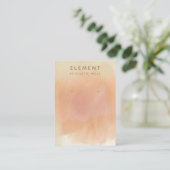 ボホテラコッタウォーターカラーイヤリングディスプレイ 名刺 (スタンド正面)