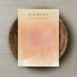 ボホテラコッタウォーター自然カラーネックレスディスプレイ 名刺